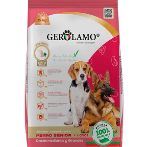 Gerolamo Premium Senior Razas Medianas y Grandes