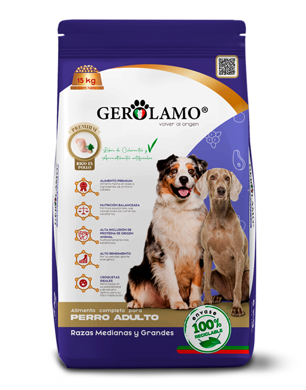 Gerolamo Premium Adulto Razas Medianas y Grandes
