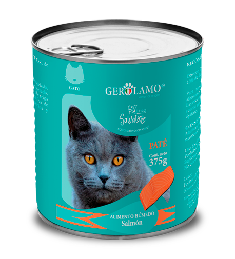 Gerolamo Salvatore Paté para Gatos Adultos Salmón