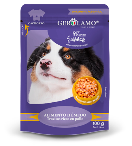 Gerolamo Salvatore Pouch Cachorro Pollo